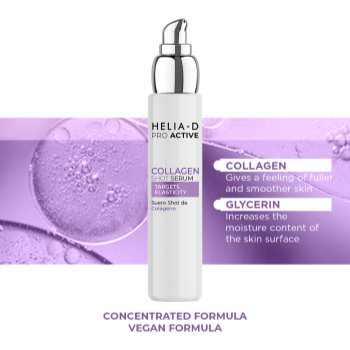 Helia-D Pro Active ser facial cu efect de lifting cu colagen - imagine 3